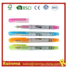Cor caneta plástica com design agradável